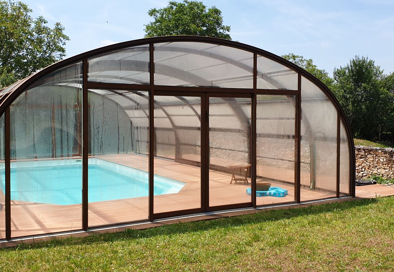 Maison à Flaujac-Gare - jolie maison de vacances avec piscine
